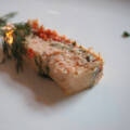Recette Janvier 2025 • Terrine au saumon frais et au saumon fumé.