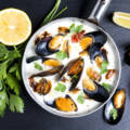 Moules à la crème de Roquefort (juin)